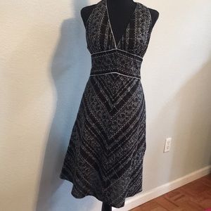 ❤️WHBM halter cocktail A line dress.